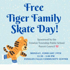 Join us for a free Family Day Skate on February 19th at 12:30.