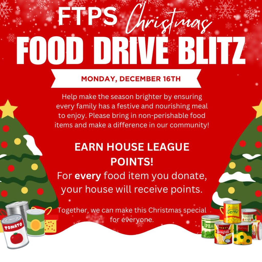 Food Drive starts Monday