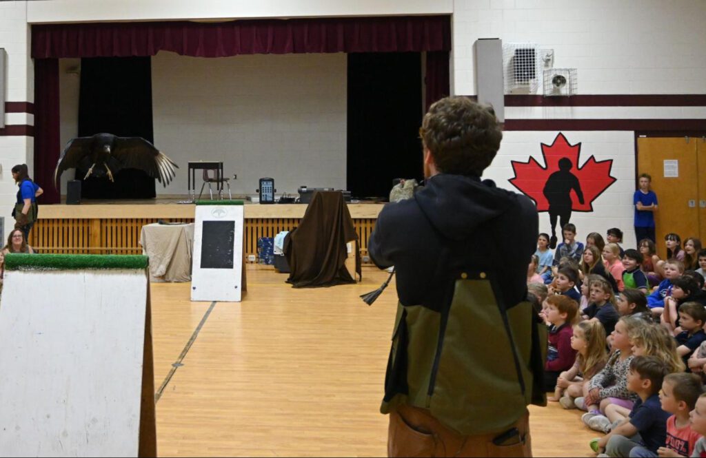 Woodville Elementary School hosts Birds of Prey presentation