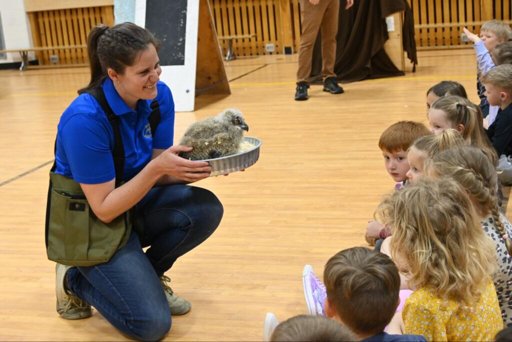 Woodville Elementary School hosts Birds of Prey presentation
