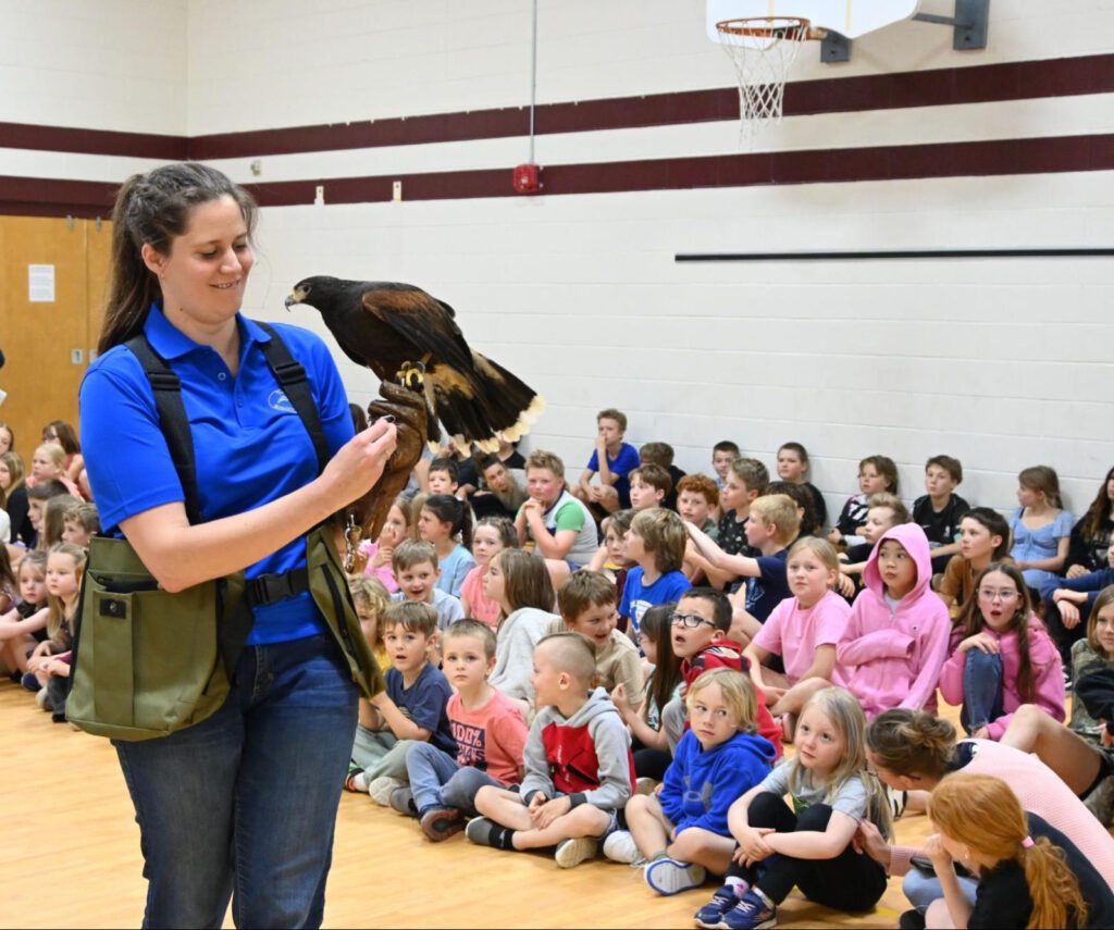 Woodville Elementary School hosts Birds of Prey presentation
